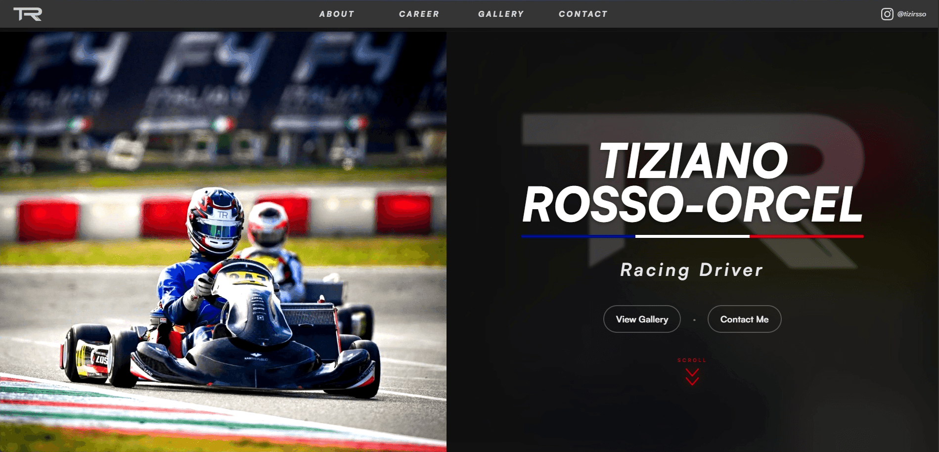 Tizirsso Racing website preview